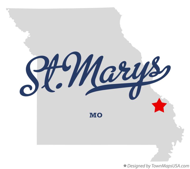 Map of St.Marys Missouri MO