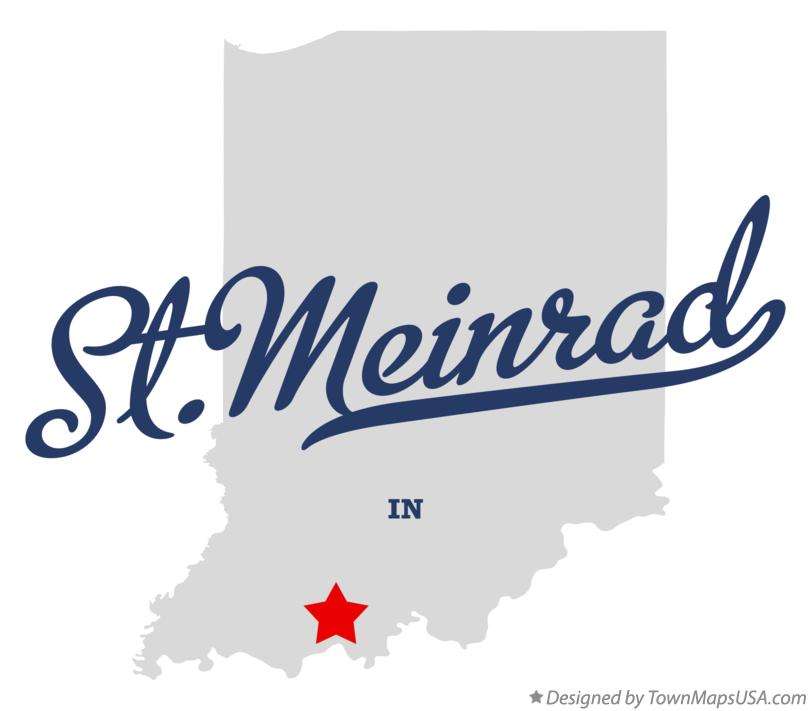 Map of St.Meinrad Indiana IN
