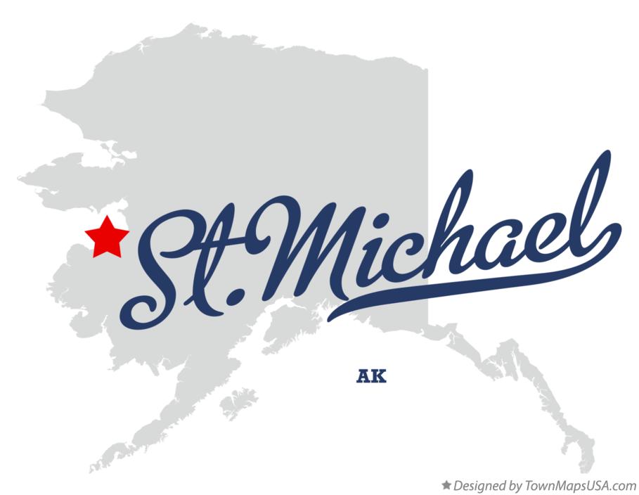 Map of St.Michael Alaska AK