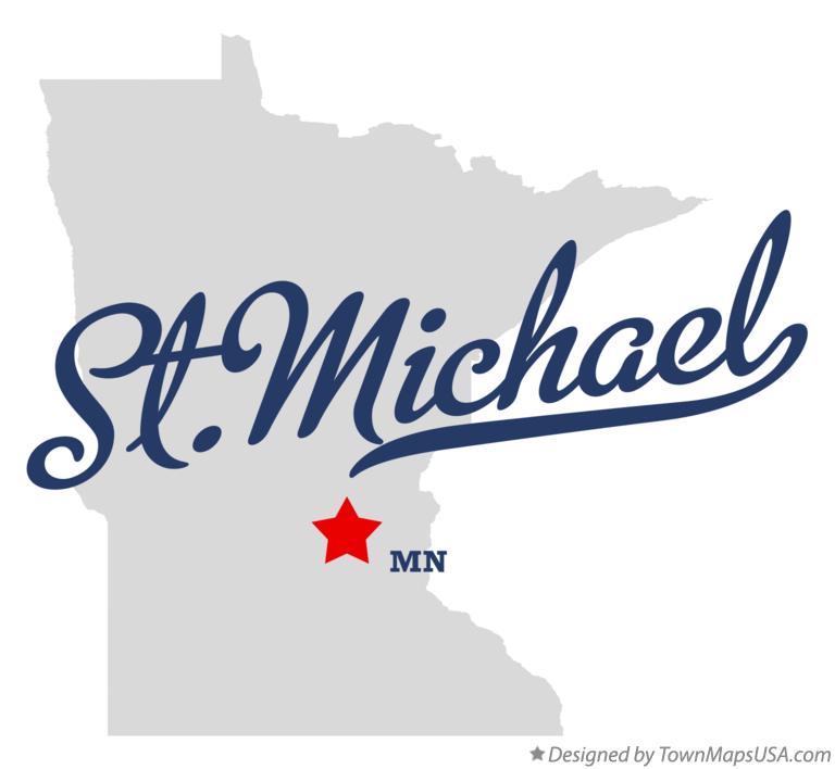 Map of St.Michael Minnesota MN
