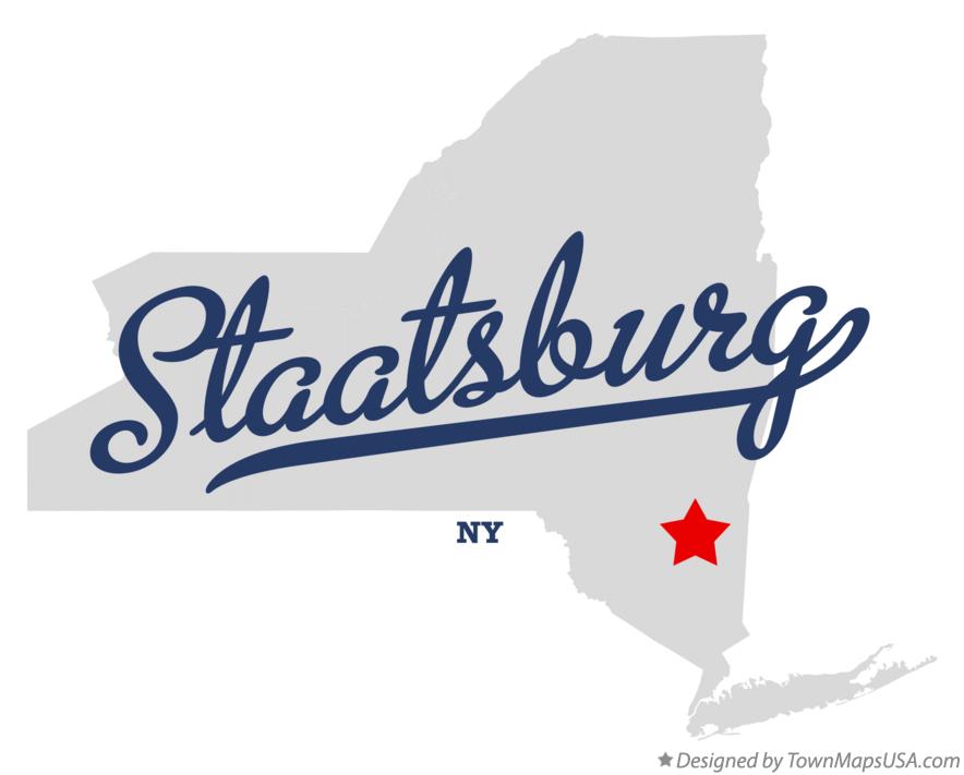 Map of Staatsburg New York NY