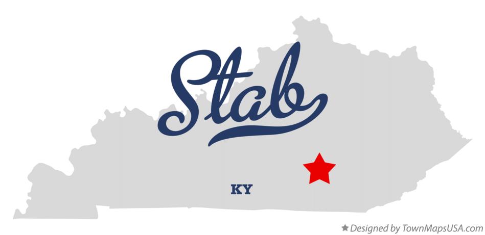 Map of Stab Kentucky KY