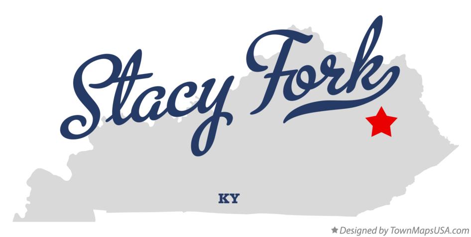 Map of Stacy Fork Kentucky KY