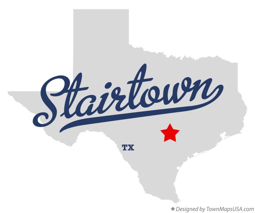 Map of Stairtown Texas TX