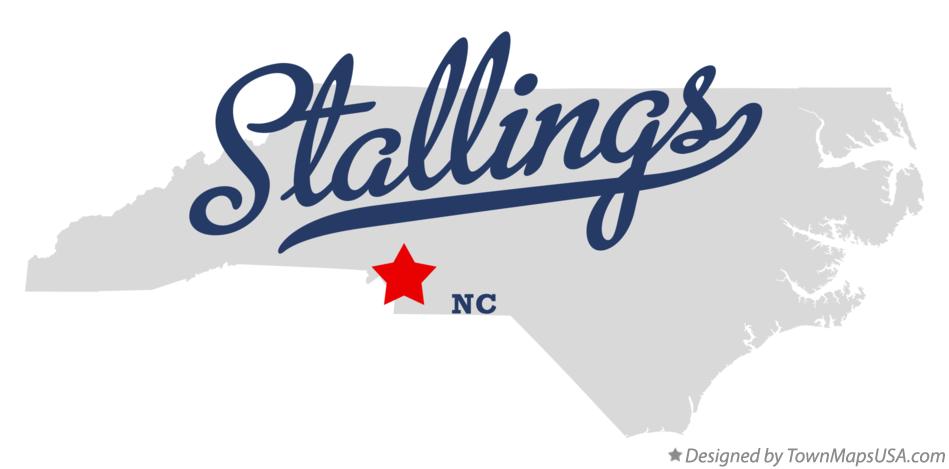 Map of Stallings North Carolina NC