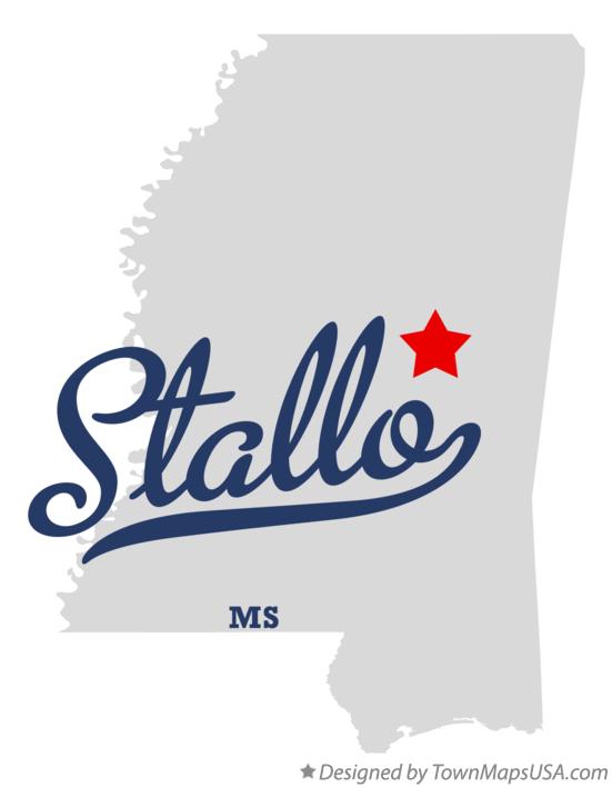 Map of Stallo Mississippi MS