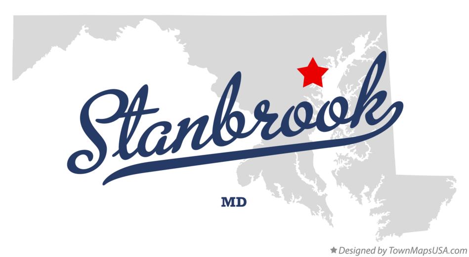 Map of Stanbrook Maryland MD
