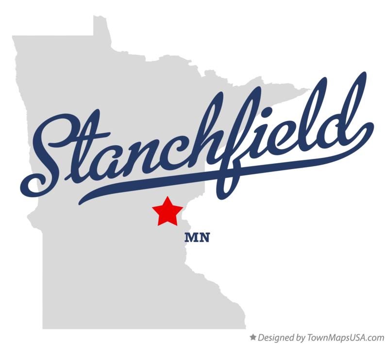 Map of Stanchfield Minnesota MN