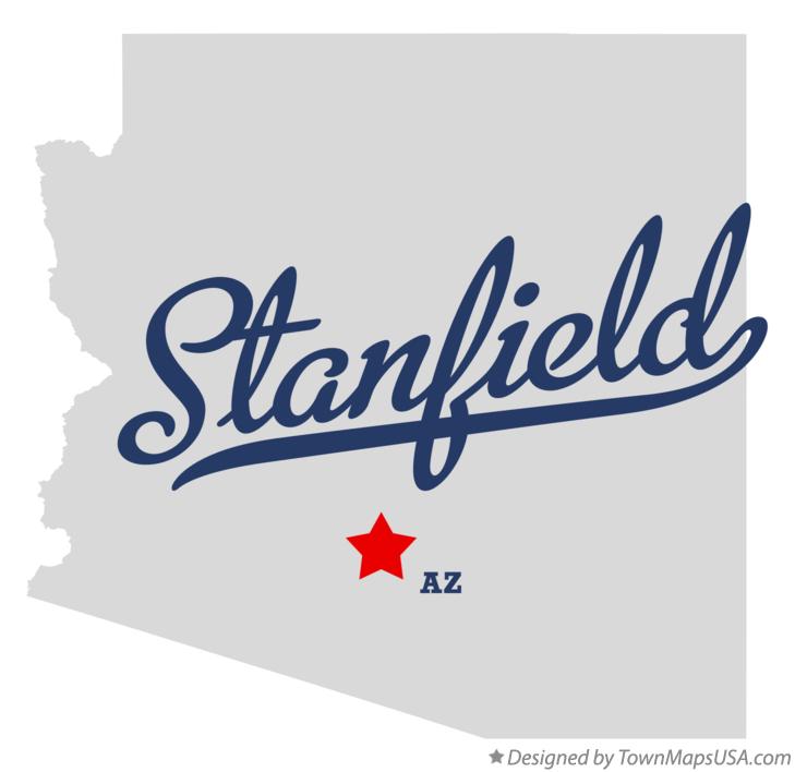 Map of Stanfield Arizona AZ