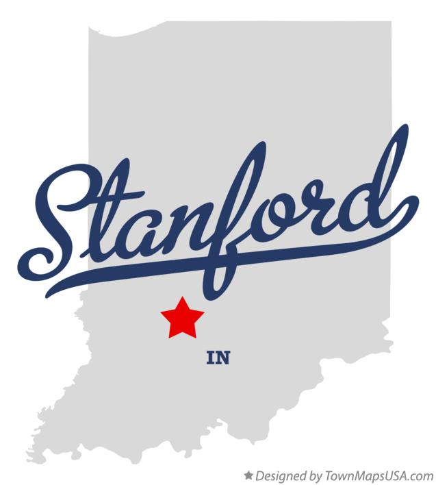 Map of Stanford Indiana IN