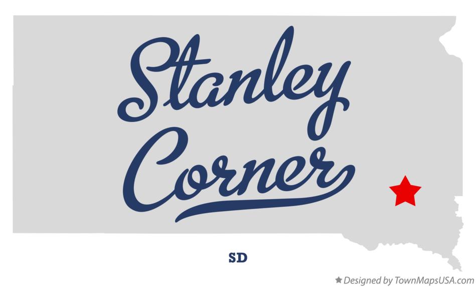 Map of Stanley Corner South Dakota SD