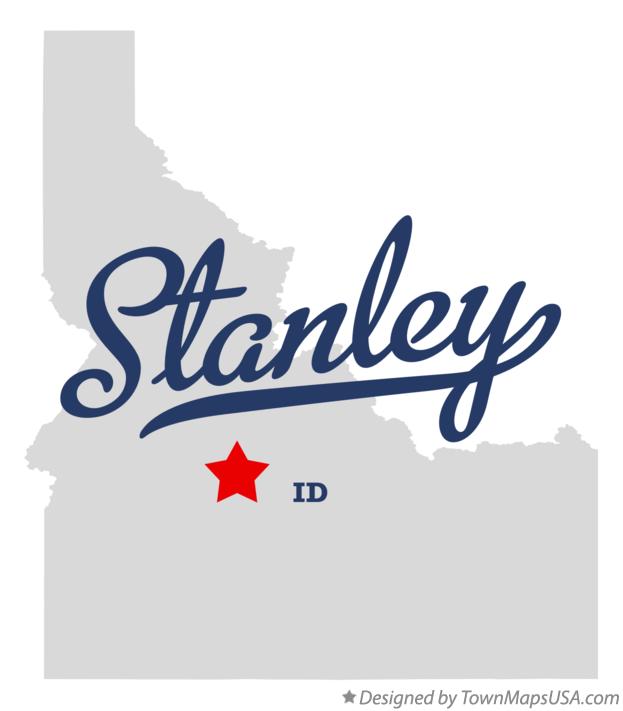 Map of Stanley Idaho ID