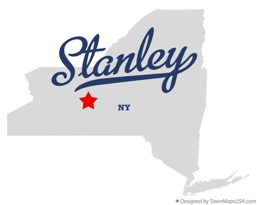 Map of Stanley New York NY