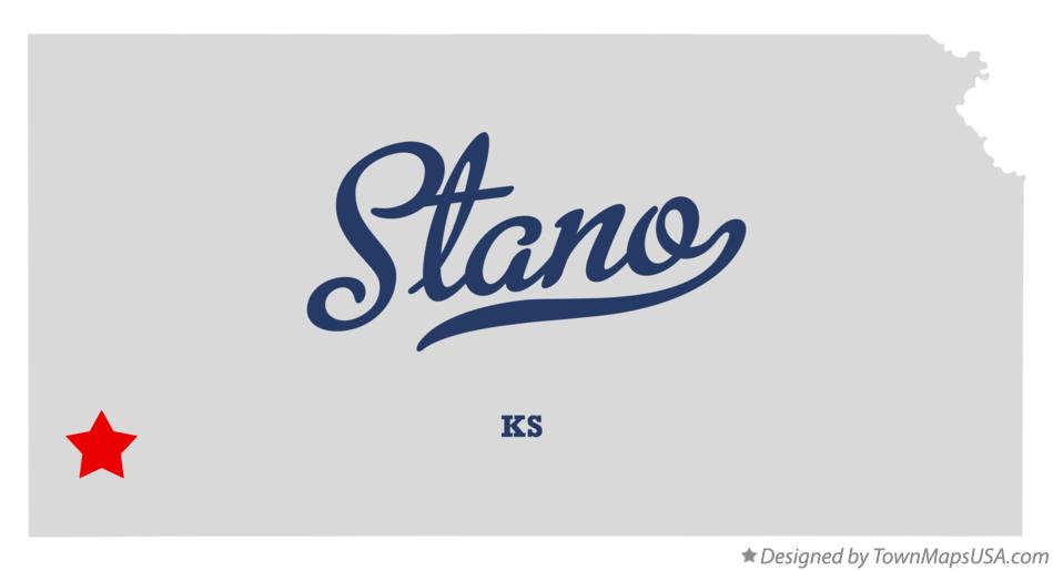 Map of Stano Kansas KS