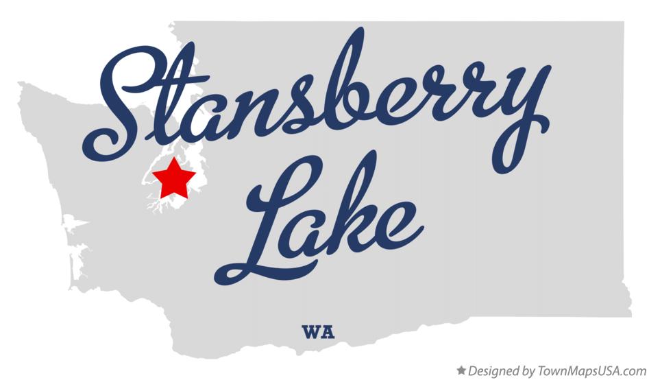 Map of Stansberry Lake Washington WA