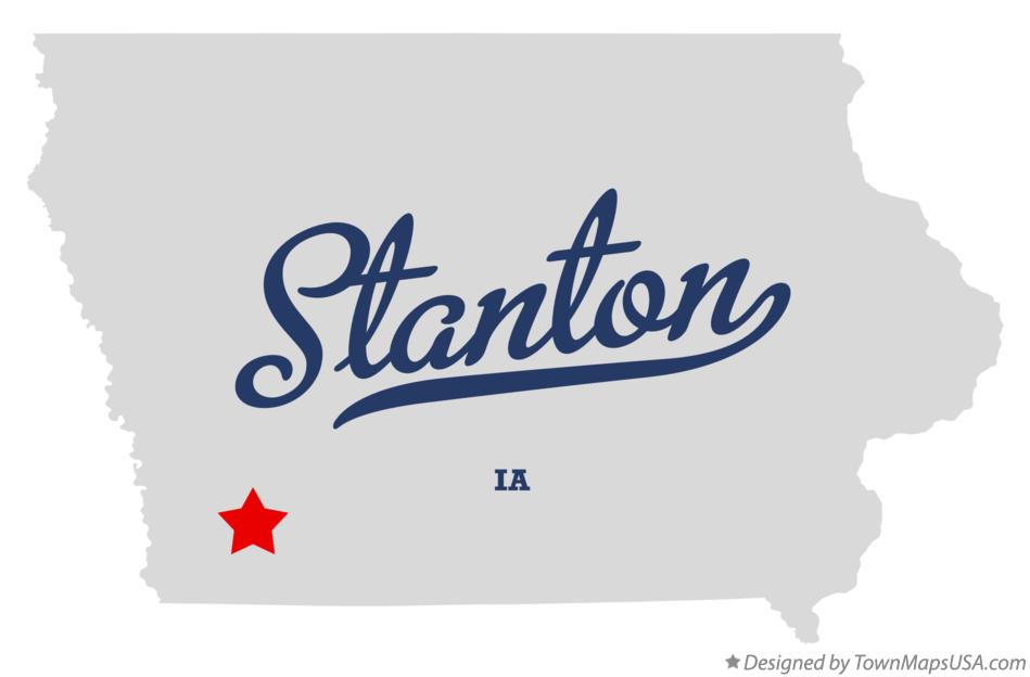 Map of Stanton Iowa IA
