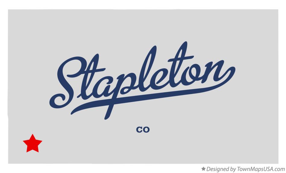 Map of Stapleton Colorado CO