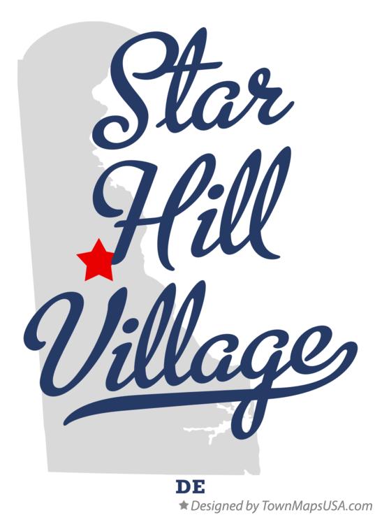 Map of Star Hill Village Delaware DE