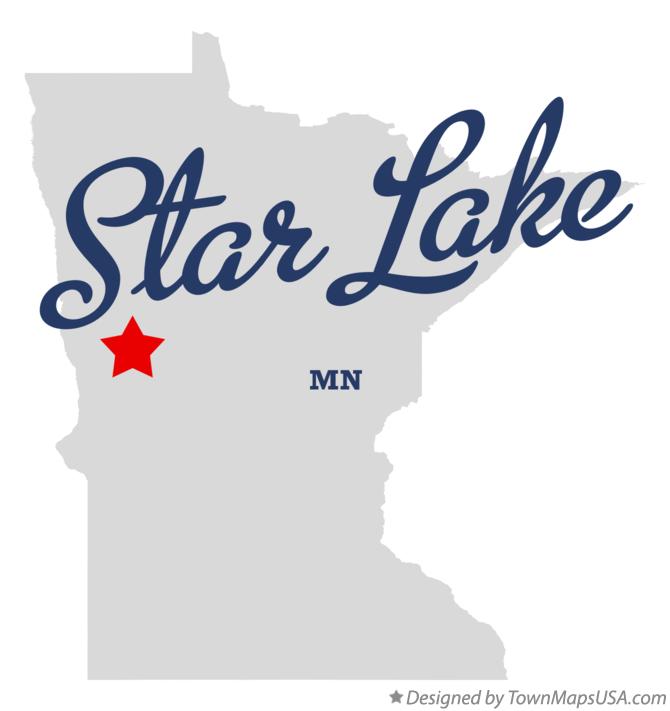 Map of Star Lake Minnesota MN