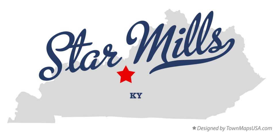 Map of Star Mills Kentucky KY