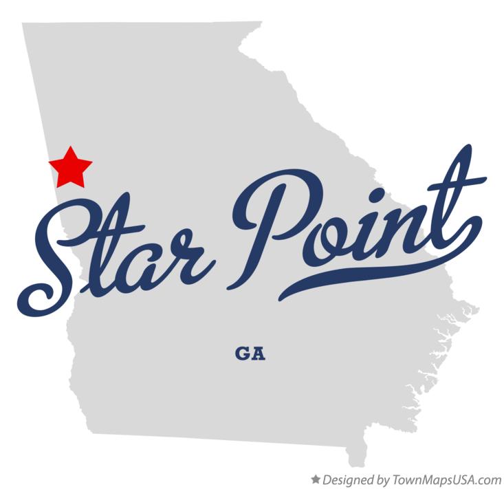Map of Star Point Georgia GA