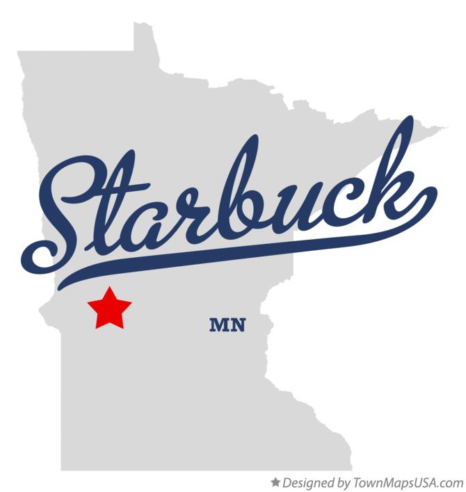 Map of Starbuck Minnesota MN