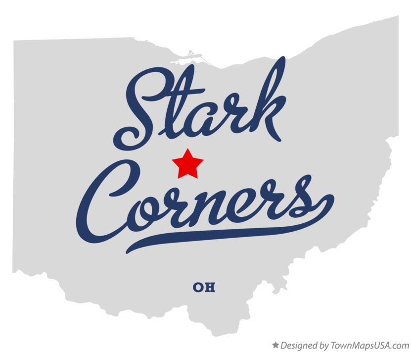 Map of Stark Corners Ohio OH