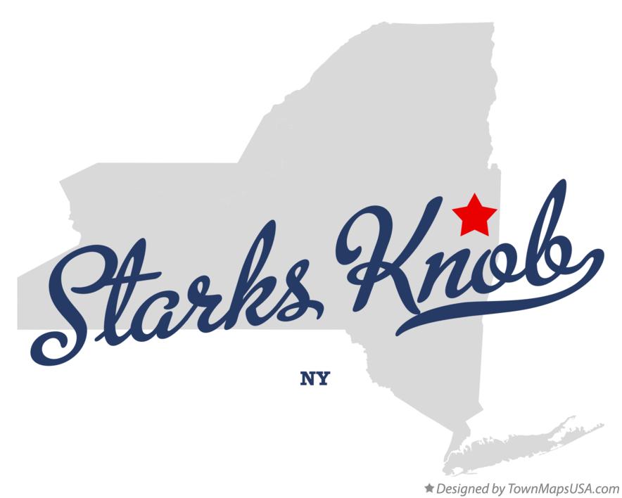 Map of Starks Knob New York NY