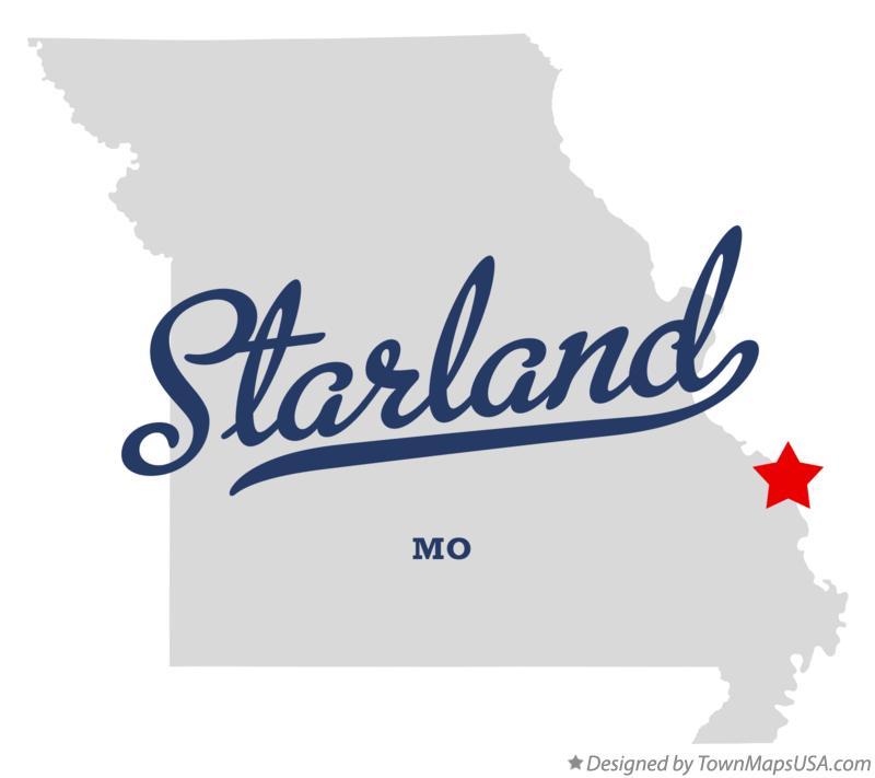 Map of Starland Missouri MO