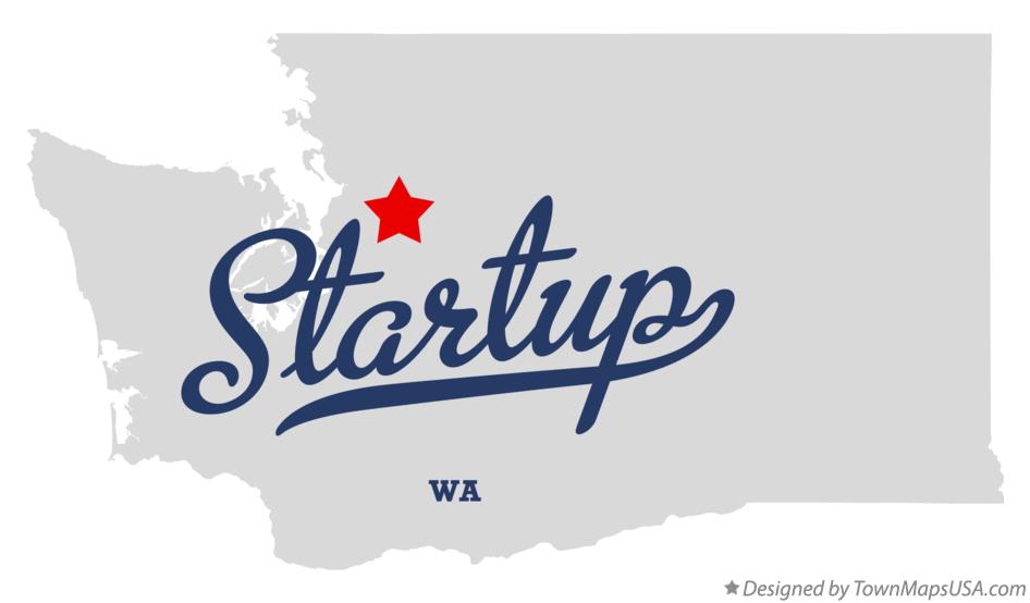 Map of Startup Washington WA