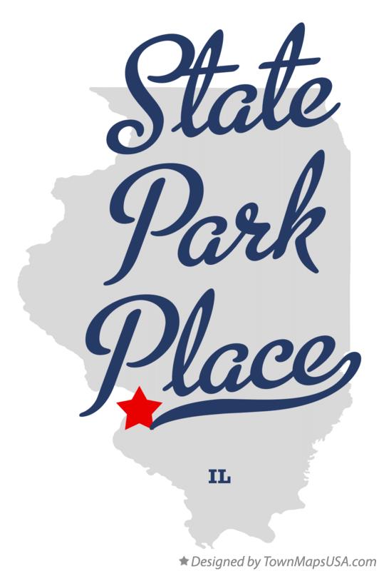 Map of State Park Place Illinois IL