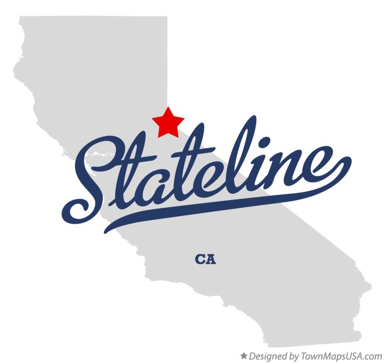 Map of Stateline California CA