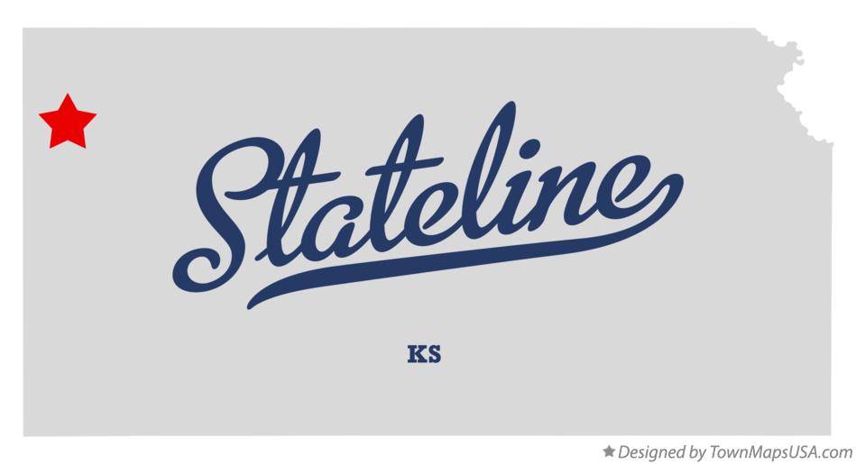 Map of Stateline Kansas KS