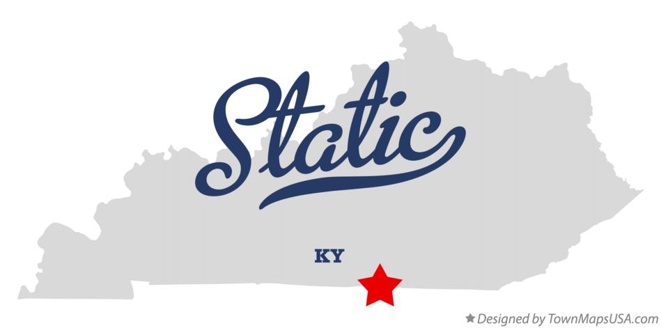 Map of Static Kentucky KY