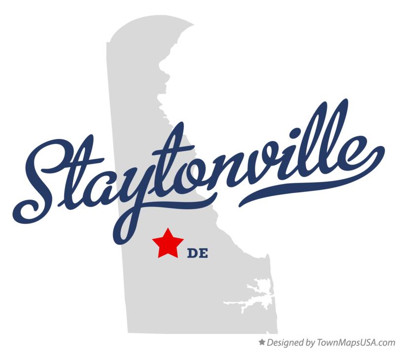 Map of Staytonville Delaware DE