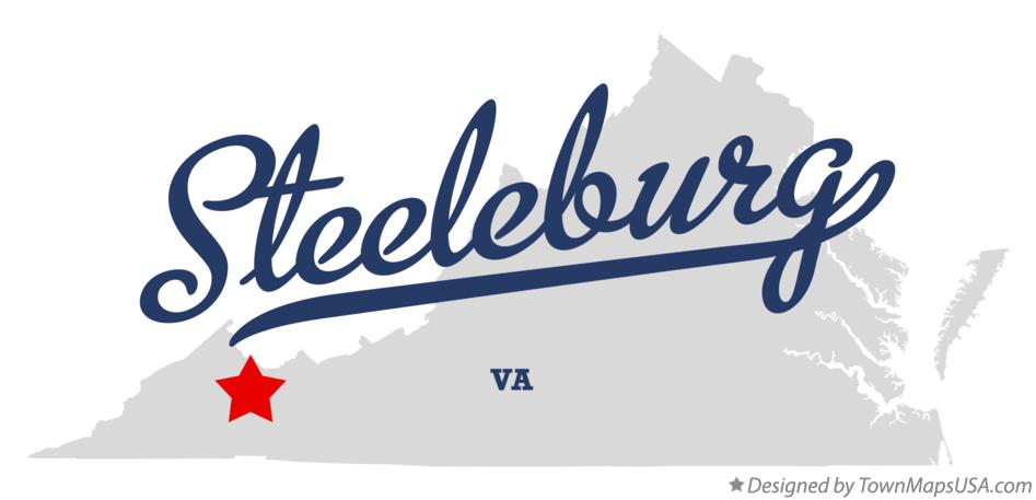 Map of Steeleburg Virginia VA
