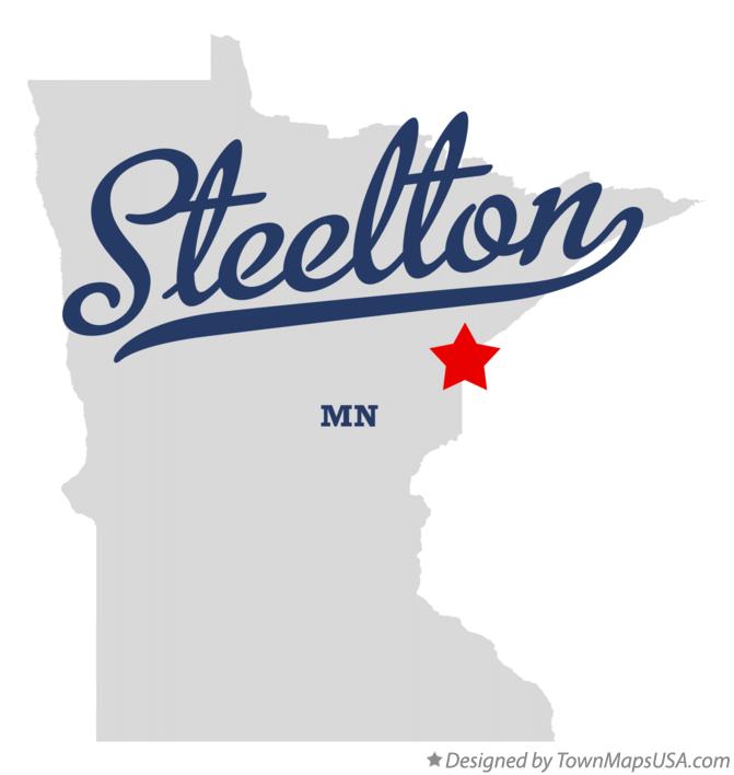 Map of Steelton Minnesota MN