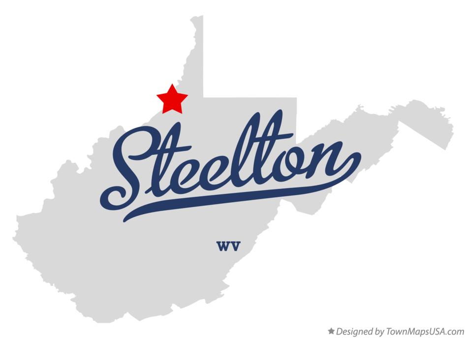 Map of Steelton West Virginia WV