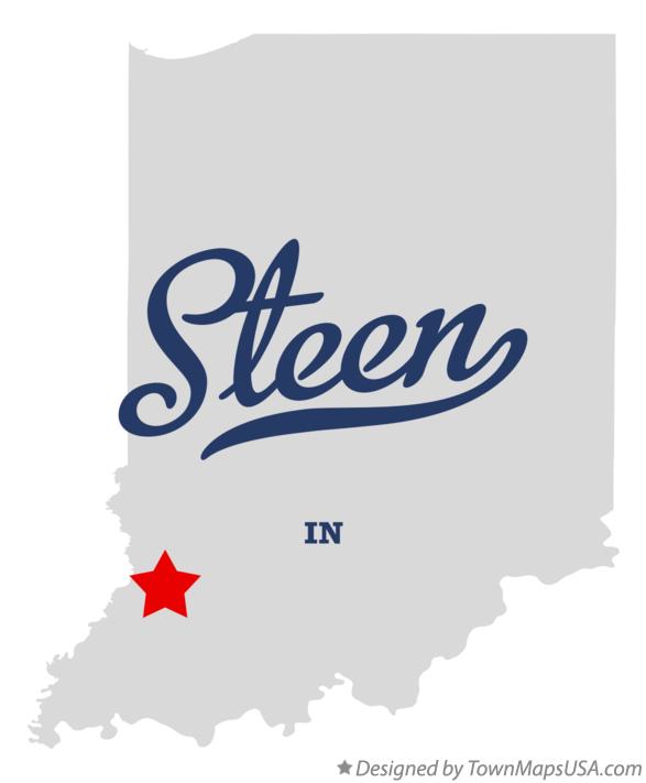 Map of Steen Indiana IN