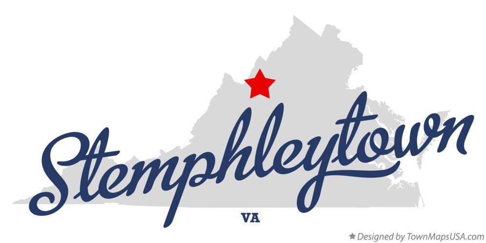 Map of Stemphleytown Virginia VA