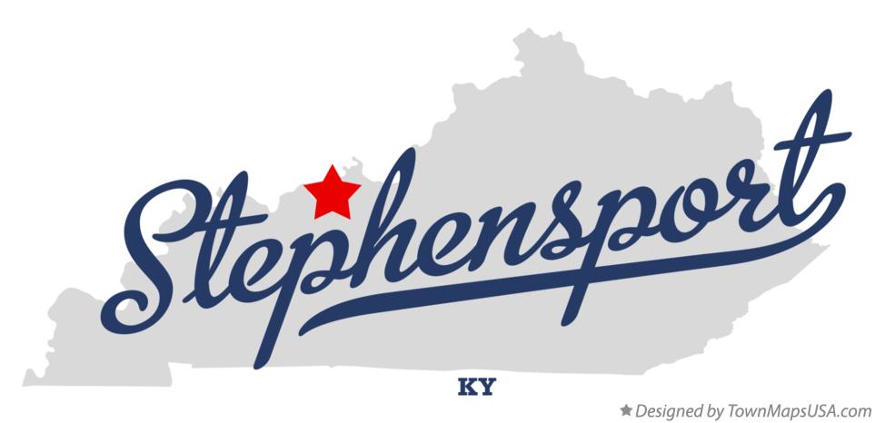 Map of Stephensport Kentucky KY