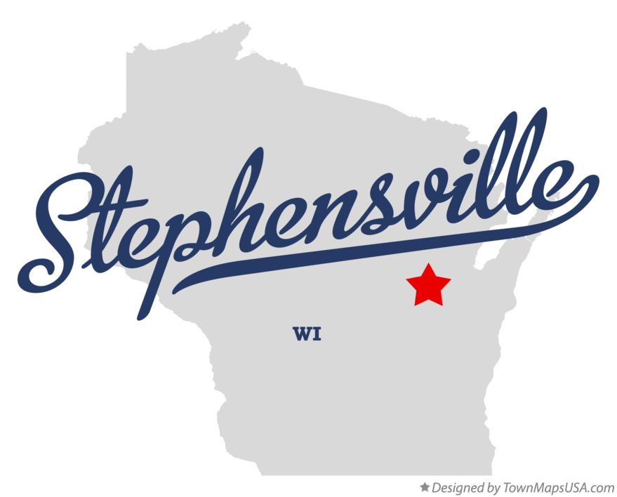 Map of Stephensville Wisconsin WI
