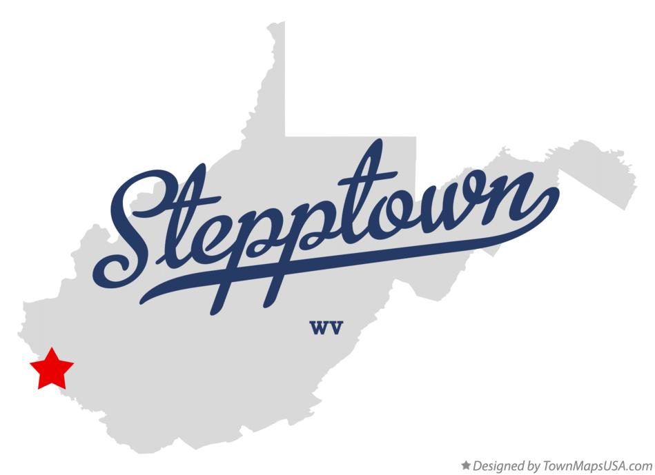 Map of Stepptown West Virginia WV