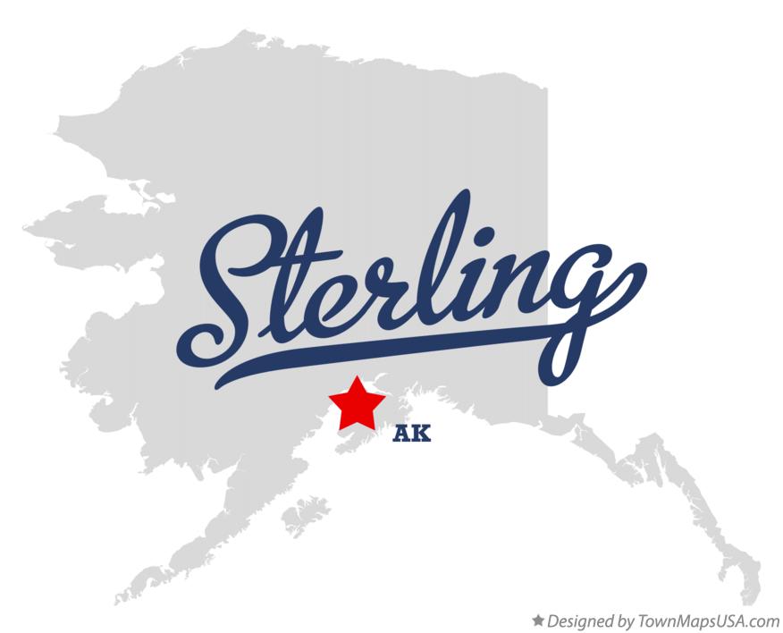 Map of Sterling Alaska AK