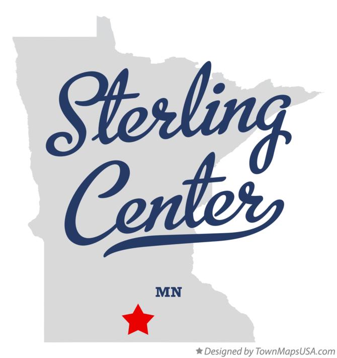 Map of Sterling Center Minnesota MN