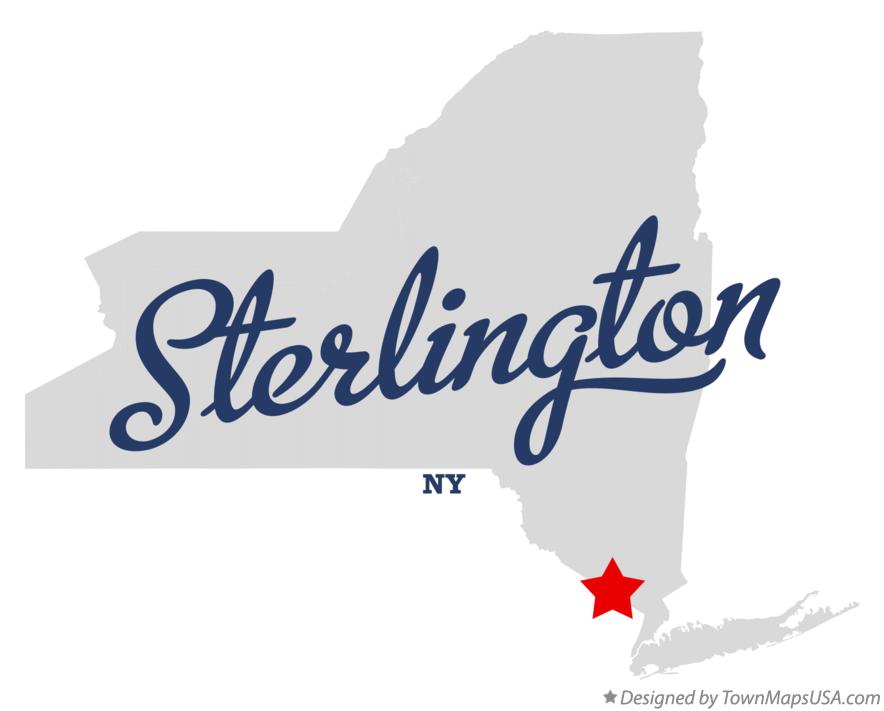 Map of Sterlington New York NY
