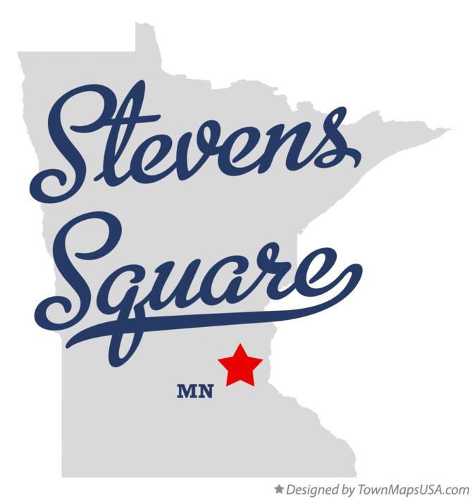 Map of Stevens Square Minnesota MN