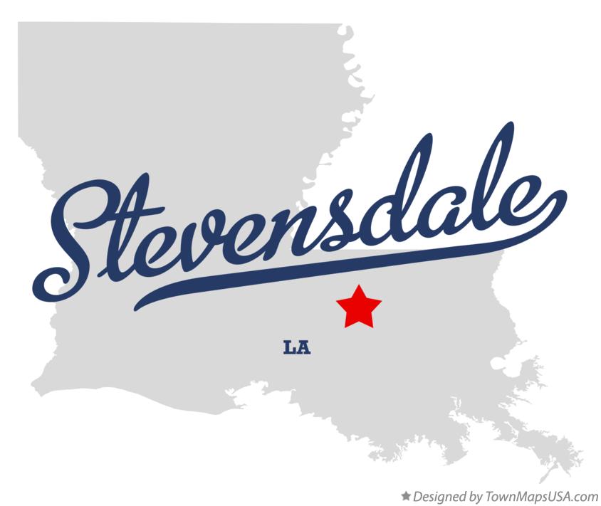 Map of Stevensdale Louisiana LA