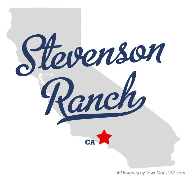 Map of Stevenson Ranch California CA