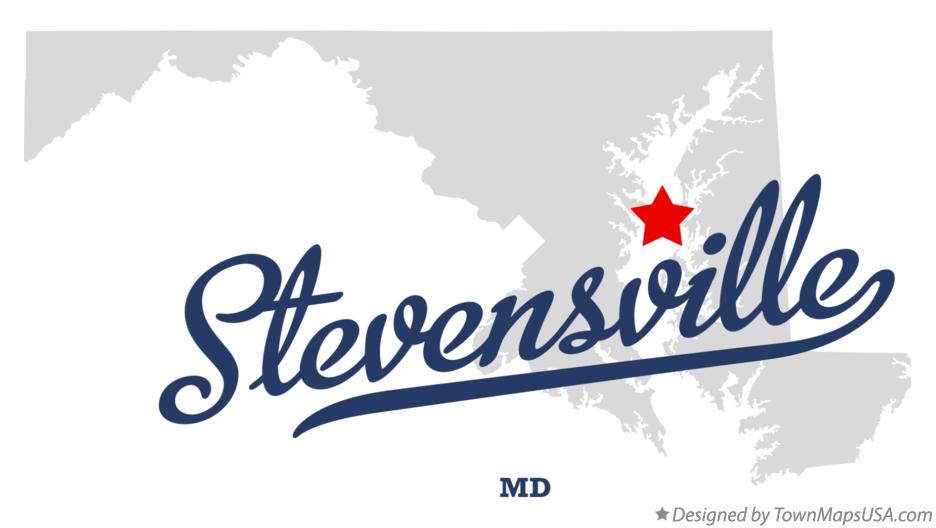 Map of Stevensville Maryland MD